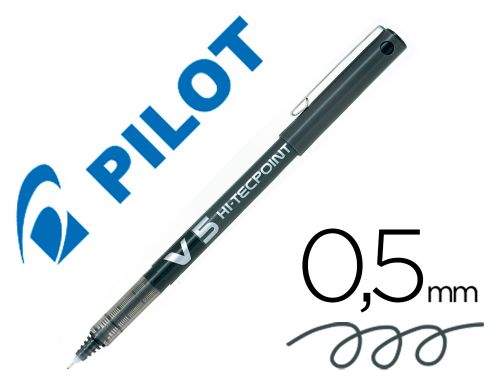 Marcador pilot ponta fina v-5 preto 0.5 mm , Pilot , 15448 , 4902505085680